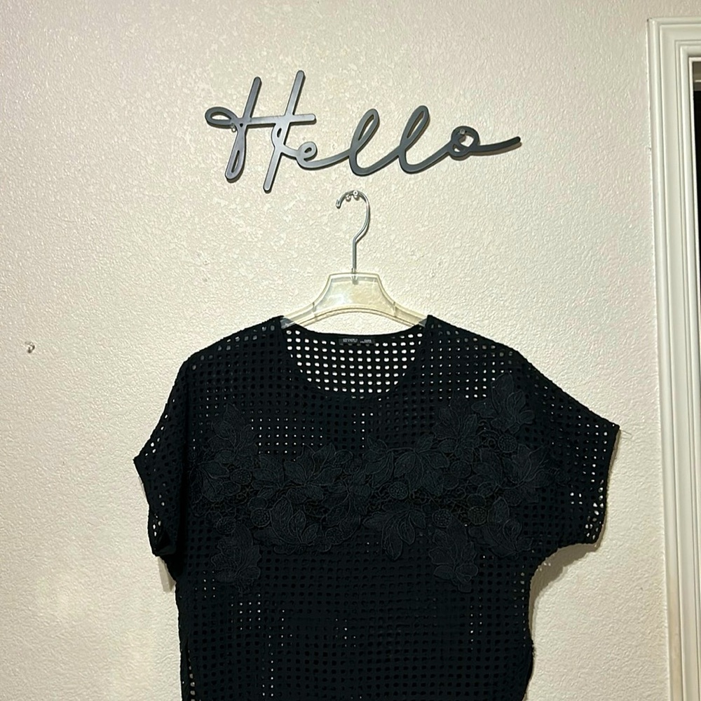 Zara ‘crochet’ blouse